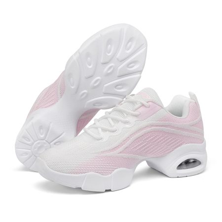 Women Fly Knit Air Cushion Dance Sneakers - Image 6