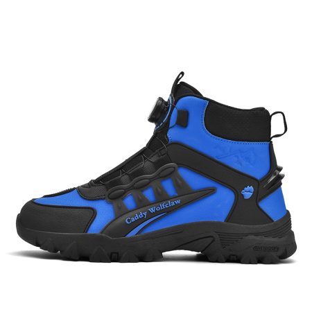 Men High Top Motorcycle Riding Boots - Image 2