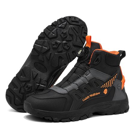 Men Rotary BOA Buckle Motorcycle Riding Boots - Image 7