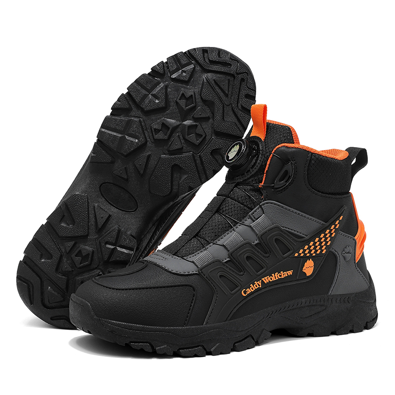 Men Rotary BOA Buckle Motorcycle Riding Boots