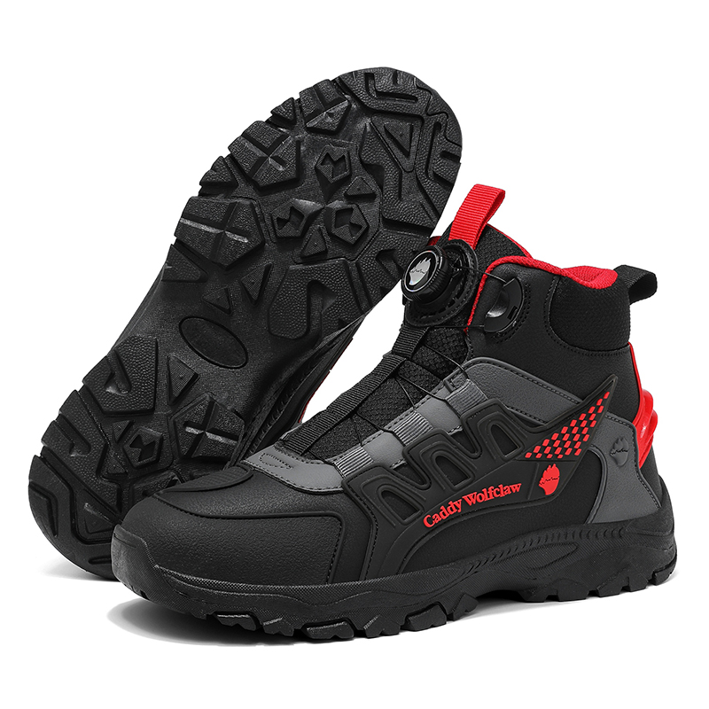 Men Rotary BOA Buckle Motorcycle Riding Boots