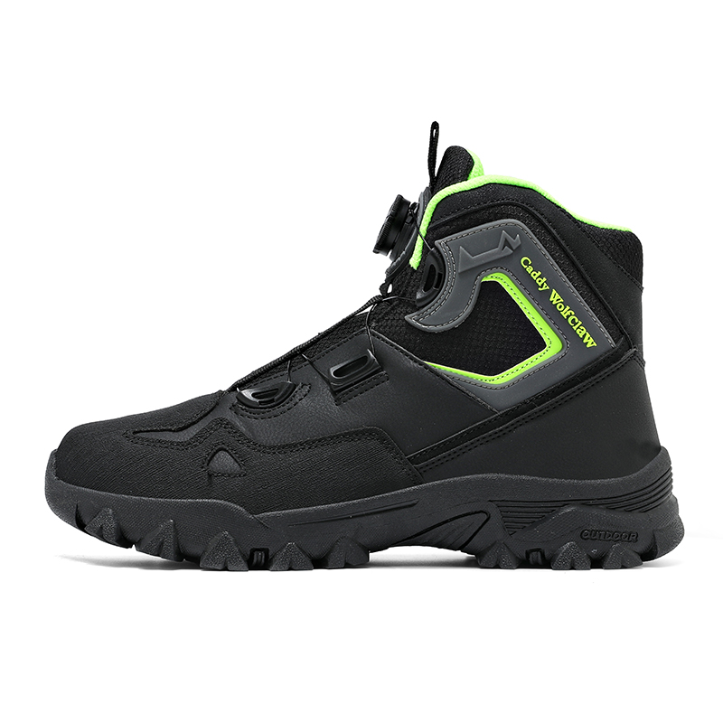 Men Rotary BOA Buckle Motorcycle Riding Boots
