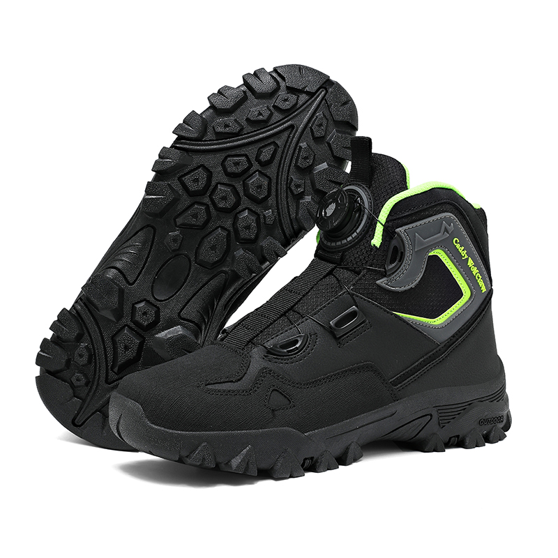Men Rotary BOA Buckle Motorcycle Riding Boots