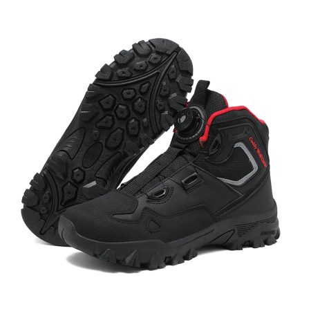 Men Rotary BOA Buckle Motorcycle Riding Boots - Image 9