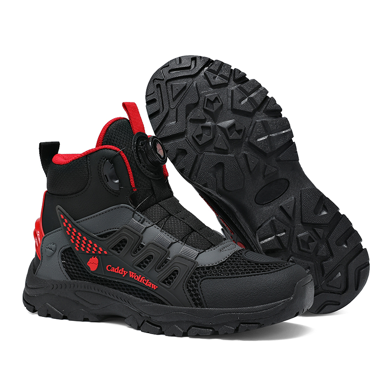 Men Breathable Rotary BOA Buckle Motorcycle Riding Boots