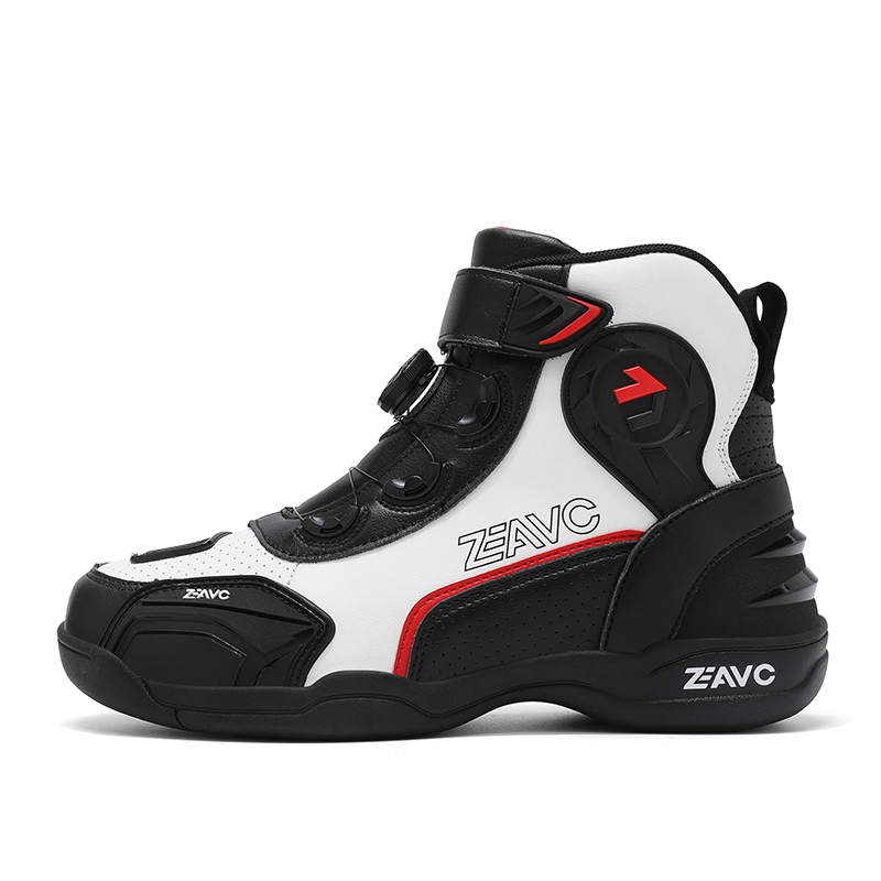 Men BOA Buckle Racing Motorcycle Riding Boots