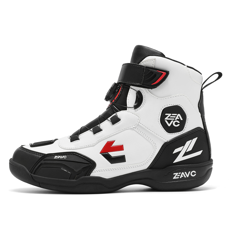 Men BOA Buckle Motorcycle Racing Riding Boots