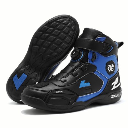 Men BOA Buckle Motorcycle Racing Riding Boots - Image 7
