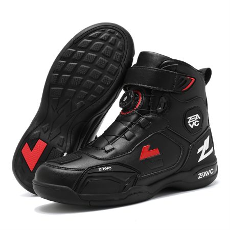 Men BOA Buckle Motorcycle Racing Riding Boots - Image 8