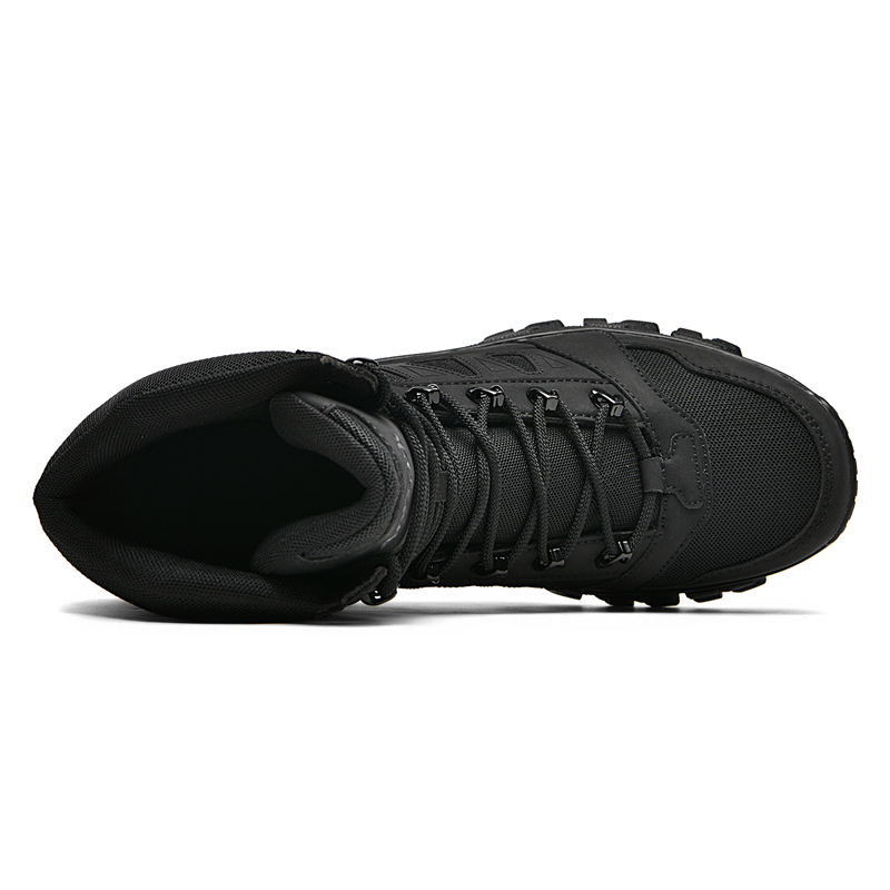 Men High Top Tactical Combat Boots Non Slip Rubber Sole