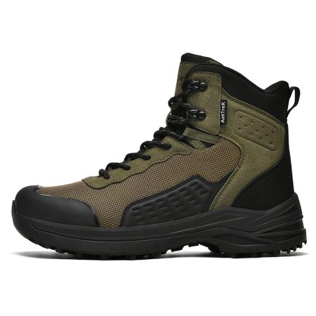 Men High Top Tactical Hiking Boots With Toe Protection - Image 2