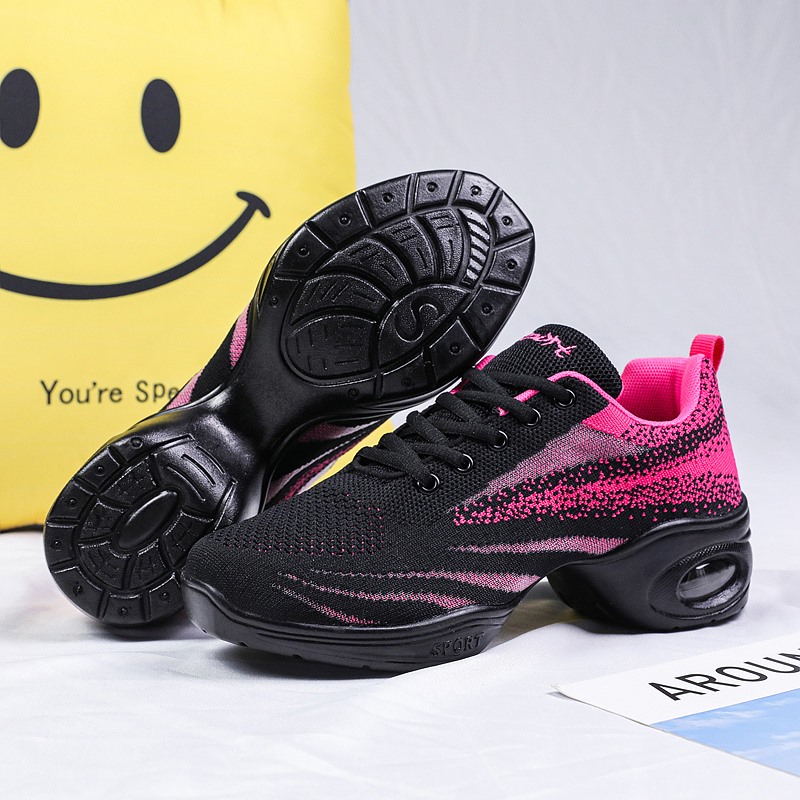 Women Fly Knit Dance Sneakers
