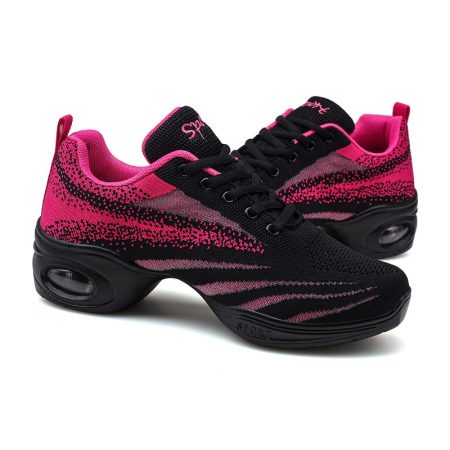 Women Fly Knit Dance Sneakers - Image 3