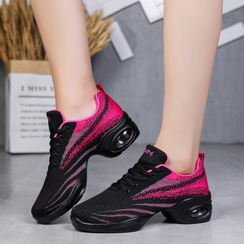 Women Fly Knit Dance Sneakers