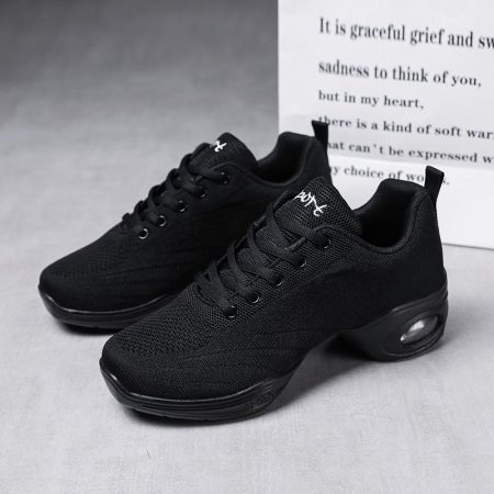Women Fly Knit Dance Sneakers - Image 6