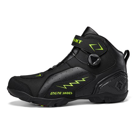 Men BOA Buckle Breathable Motorcycle Riding Boots - Image 2