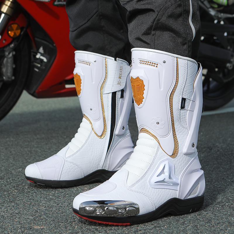 Unisex Tall Full Protective Motorcycle Racing Boots