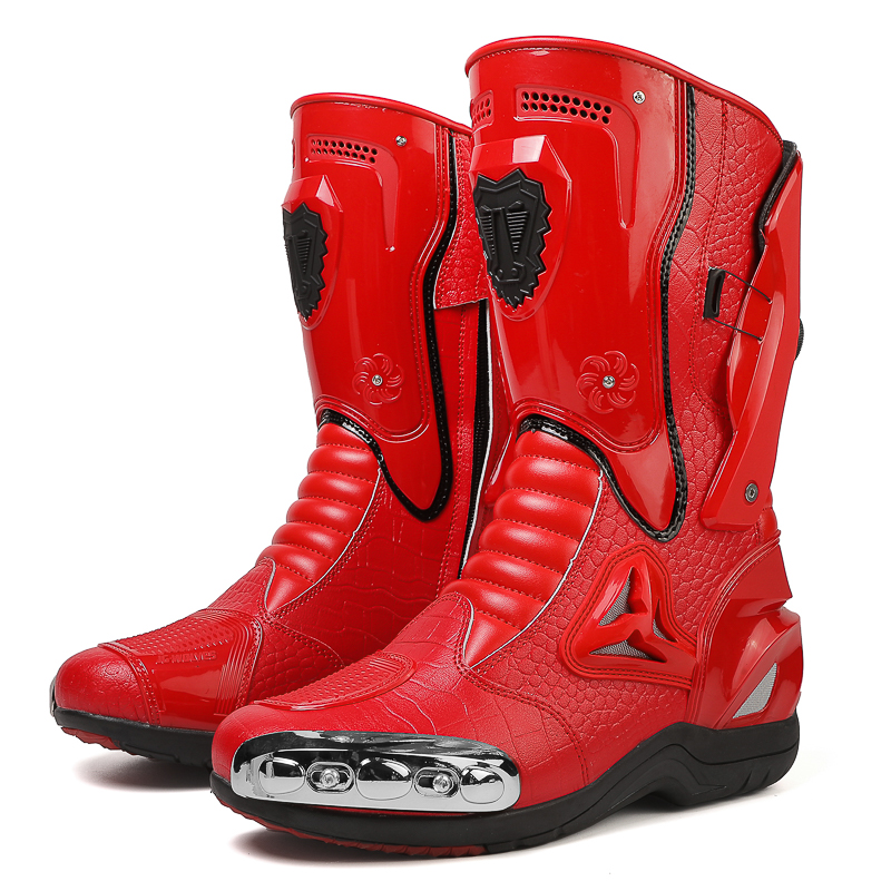 Unisex Tall Full Protective Motorcycle Racing Boots