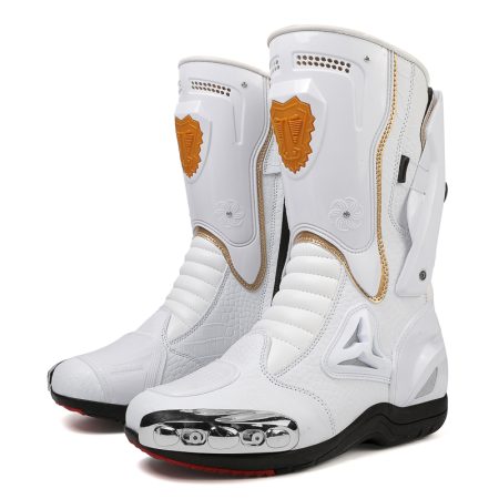 Unisex Tall Full Protective Motorcycle Racing Boots - Image 6