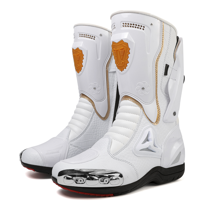 Unisex Tall Full Protective Motorcycle Racing Boots