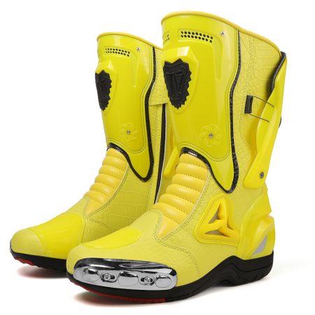 Unisex Tall Full Protective Motorcycle Racing Boots - Image 9