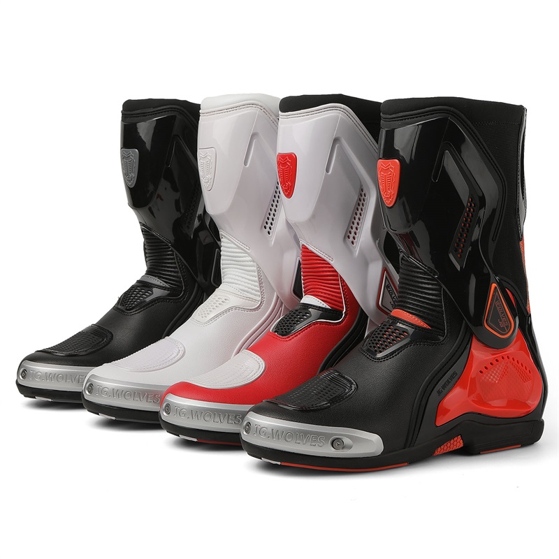 Men Tall Full Protective Motorcycle Racing Boots