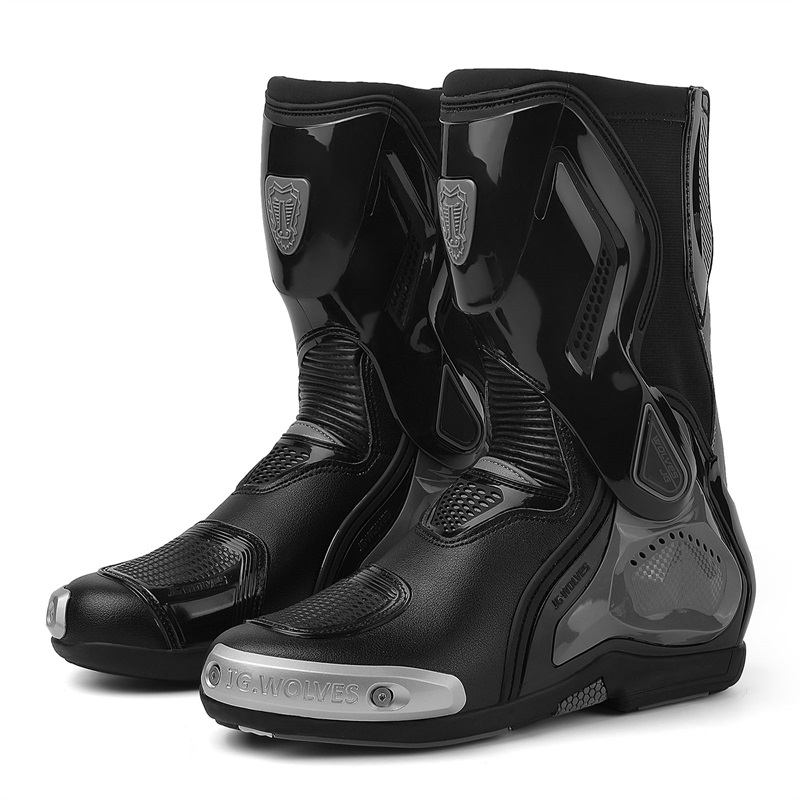 Men Tall Full Protective Motorcycle Racing Boots