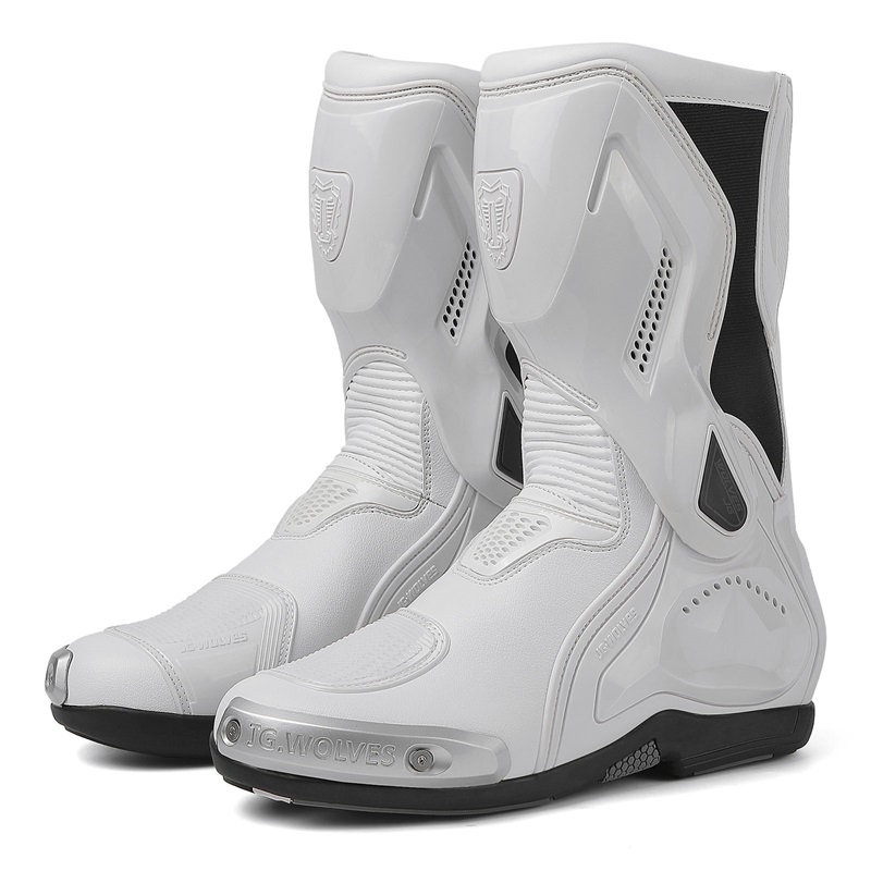 Men Tall Full Protective Motorcycle Racing Boots