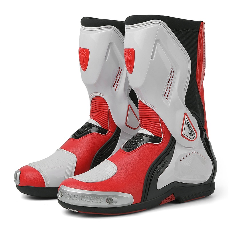 Men Tall Full Protective Motorcycle Racing Boots