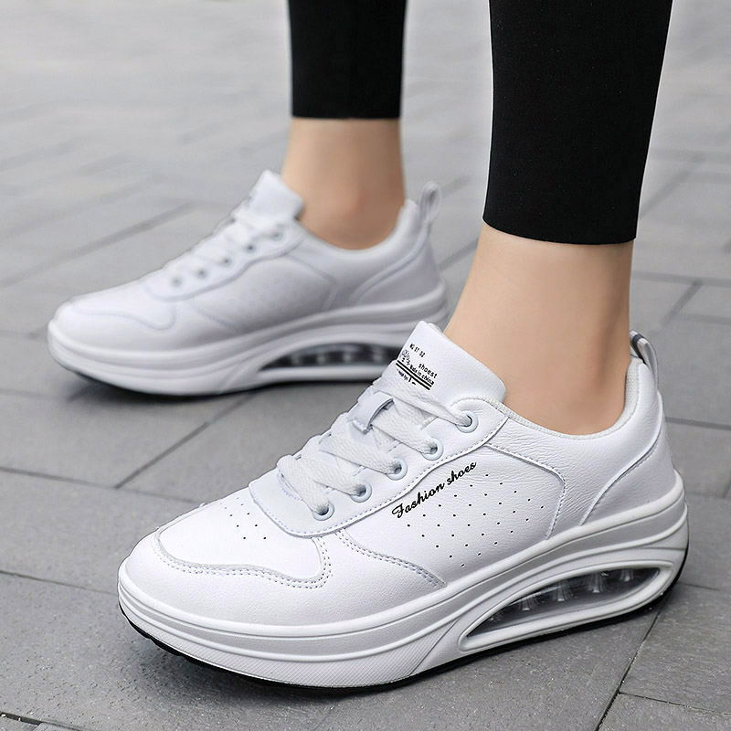 Women Microfiber Air Cushion Sneakers