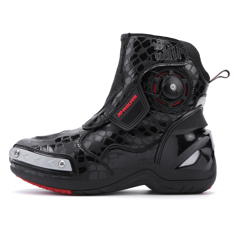 Unisex BOA Metal Toe Motorcycle Riding Boots