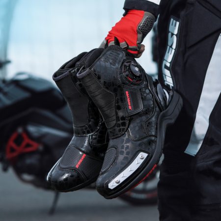 Unisex BOA Metal Toe Motorcycle Riding Boots - Image 5