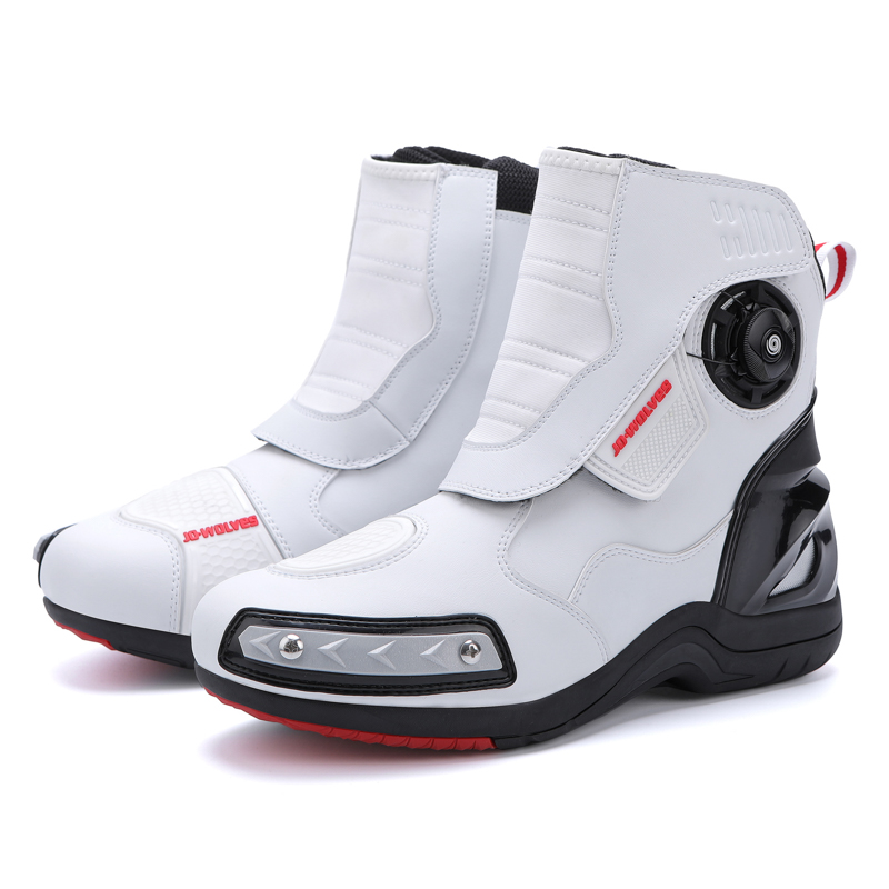 Unisex BOA Metal Toe Motorcycle Riding Boots