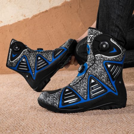 Unisex Dual BOA Motocross Motorcycle Riding Boots - Image 5