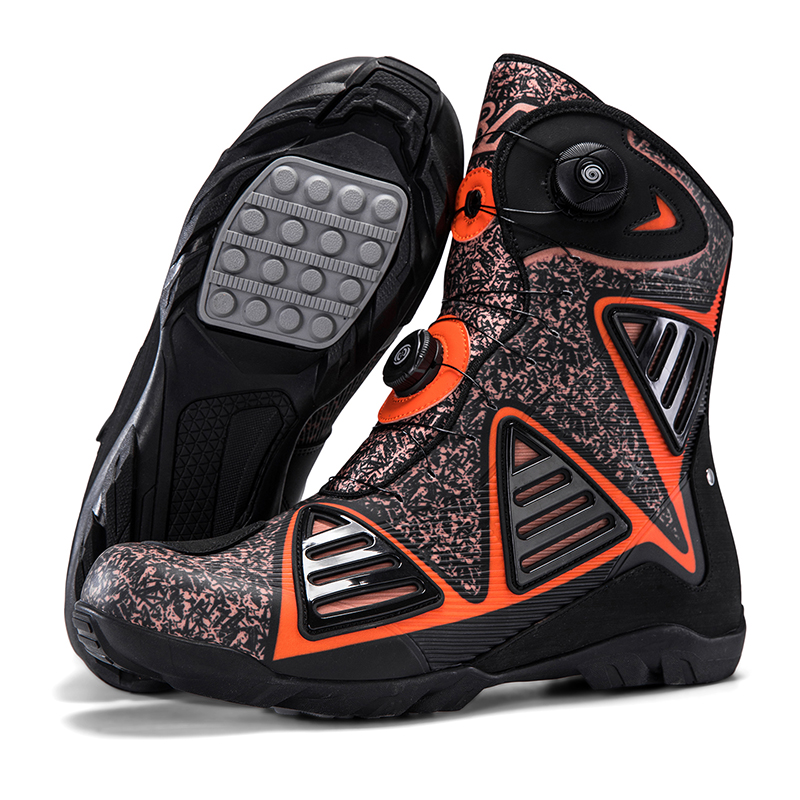 Unisex Dual BOA Motocross Motorcycle Riding Boots
