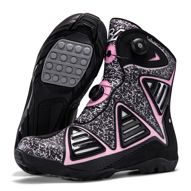 Unisex Dual BOA Motocross Motorcycle Riding Boots
