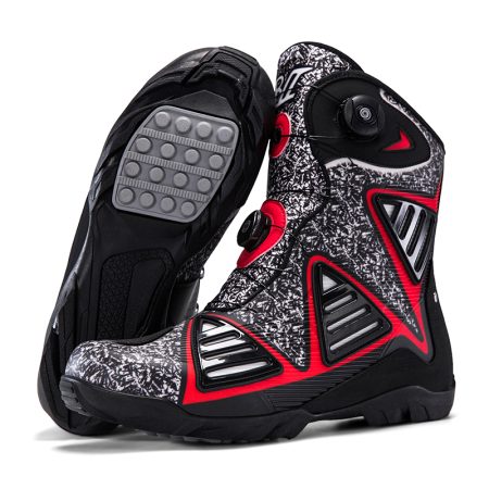 Unisex Dual BOA Motocross Motorcycle Riding Boots - Image 8