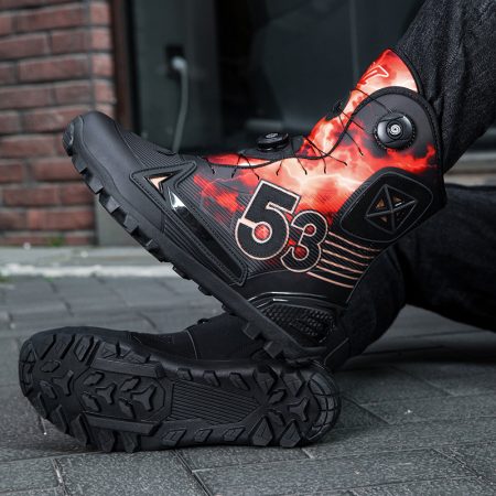 Men Dual BOA Offroad Motocross Motorcycle Boots - Image 4