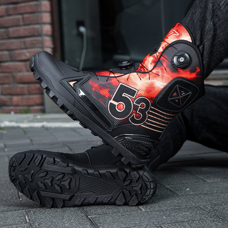 Men Dual BOA Offroad Motocross Motorcycle Boots