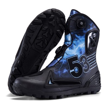 Men Dual BOA Offroad Motocross Motorcycle Boots - Image 7