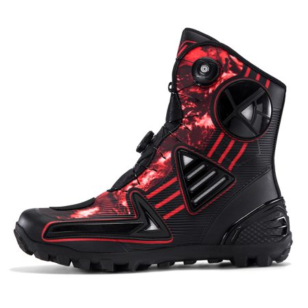 Men Dual BOA Offroad Motocross Motorcycle Boots - Image 2