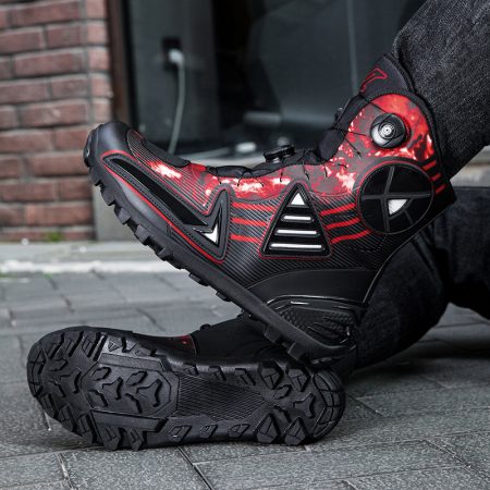 Men Dual BOA Offroad Motocross Motorcycle Boots - Image 3