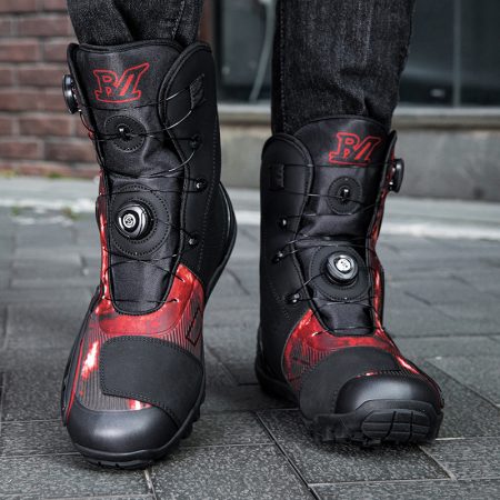 Men Dual BOA Offroad Motocross Motorcycle Boots - Image 4