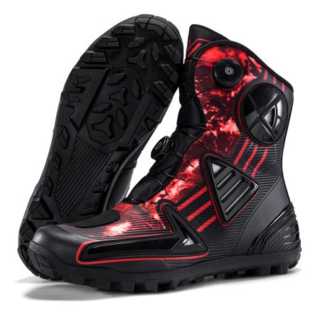 Men Dual BOA Offroad Motocross Motorcycle Boots - Image 6