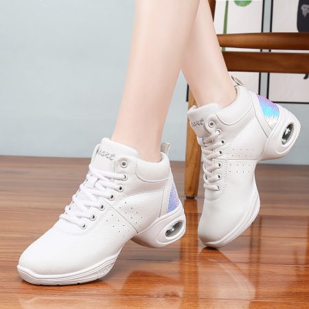 Women High Top Air Cushion Dance Sneakers - Image 7