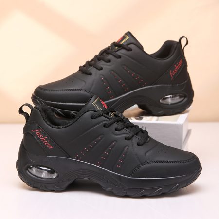 Women White Air Cushion Dance Sneakers - Image 7
