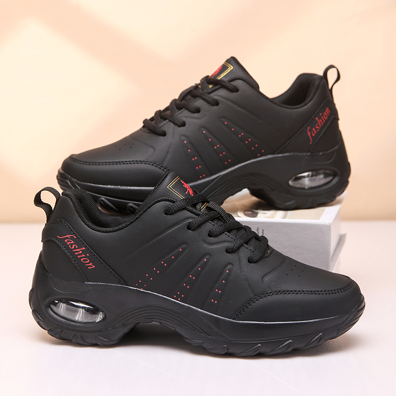 Women White Air Cushion Dance Sneakers